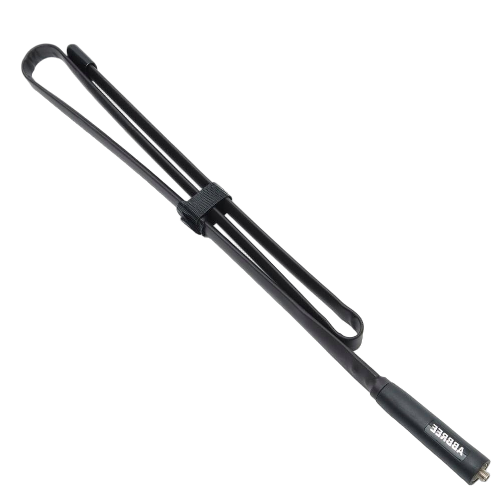 Złożona antena taśmowa taktyczna Baofeng 108 cm ze złączem SMA-Female i opaską