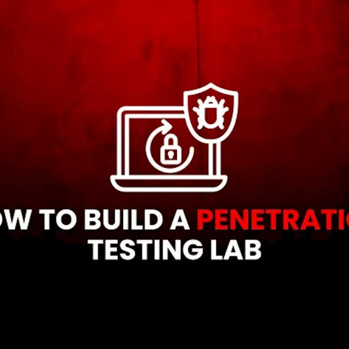 Mężczyzna przygotowuje własne stanowisko do testów bezpieczeństwa i etycznego hackingu przy domowym biurku.