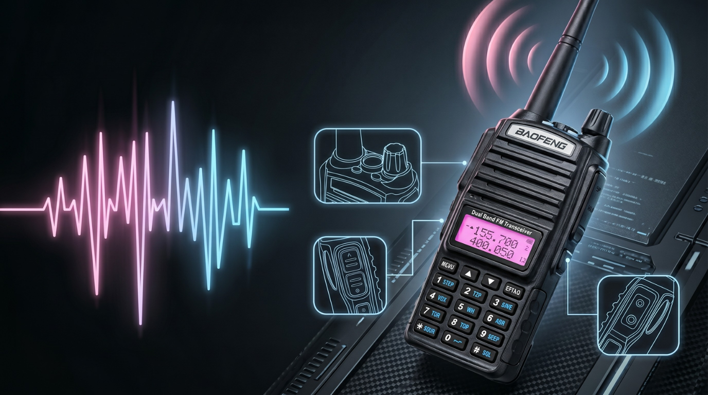 Baofeng UV-82 - instrukcja obsługi i jak odblokować pełne pasmo
