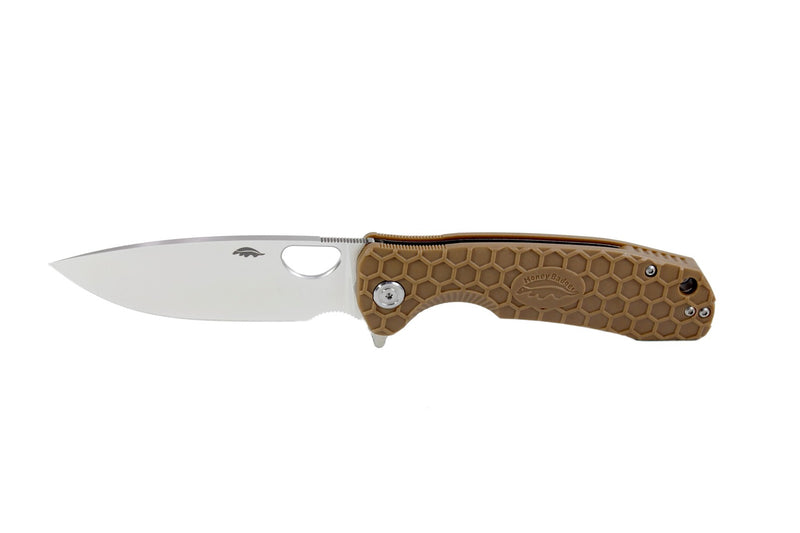 Nóż Honey Badger Flipper Large Tan