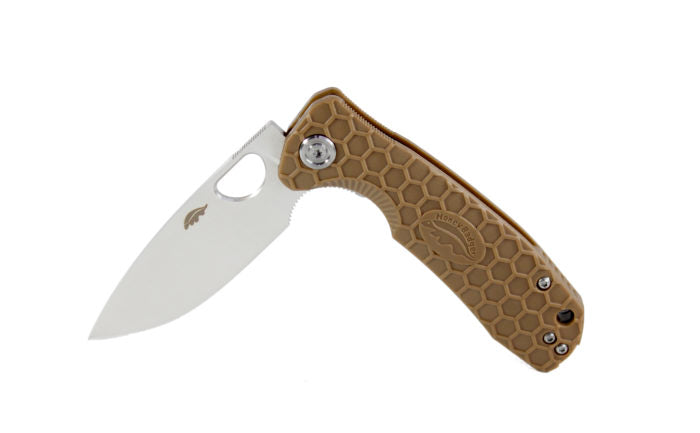 Nóż Honey Badger Flipper Large Tan