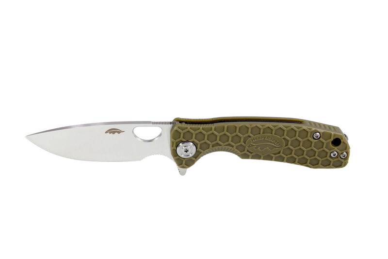 Nóż Honey Badger Flipper Large Green