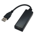 KEY CROC от Hak5 - чёрное устройство в форме USB-адаптера с коротким кабелем с разъёмом USB-A и сквозным портом USB-A с другой стороны, а также индикаторным светодиодом, на белом фоне
