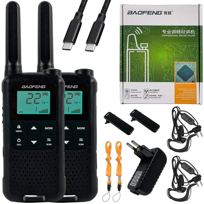 Baofeng T22 (F22) PMR - Walkie Talkie 2 szt
