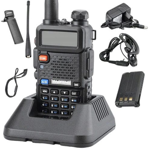 Baofeng UV-5R 8W - dwupasmowy radiotelefon krótkofalowy