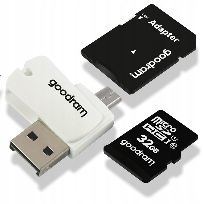 Карта памяти Goodram M1AA microSD 32GB 100MB/s UHS-I класс 10 с адаптером