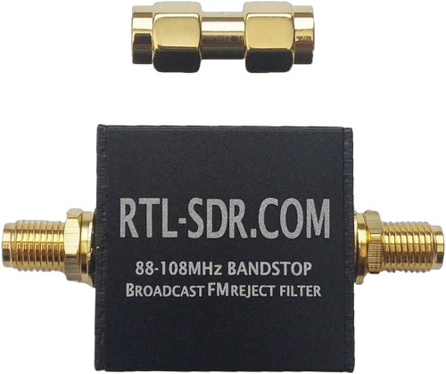 RTL-SDR Filtr Broadcast FM Band-Stop