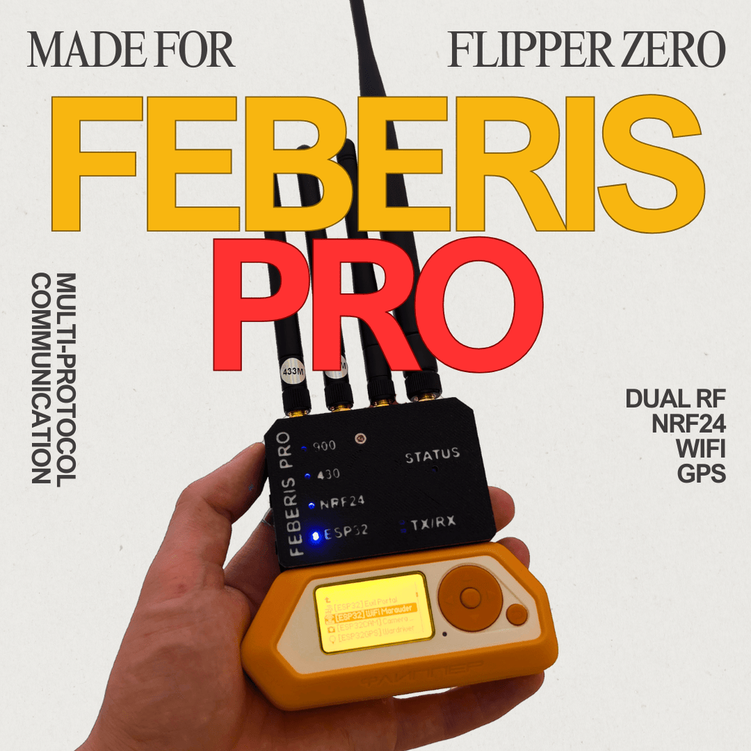Feberis Pro - Advanced Expansion Module for Flipper Zero | SAPSAN