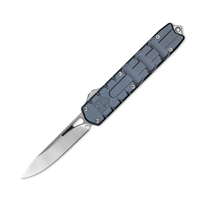 Nóż CobraTec Grey Enforcer Medium M390 Drop - Sapsan Sklep