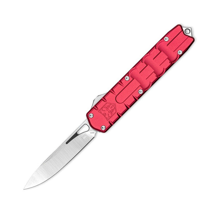 Nóż CobraTec Red Enforcer Medium M390 Drop - Sapsan Sklep