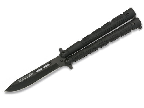 Nóż motylek K25 36250 Balisong Black - Sapsan Sklep