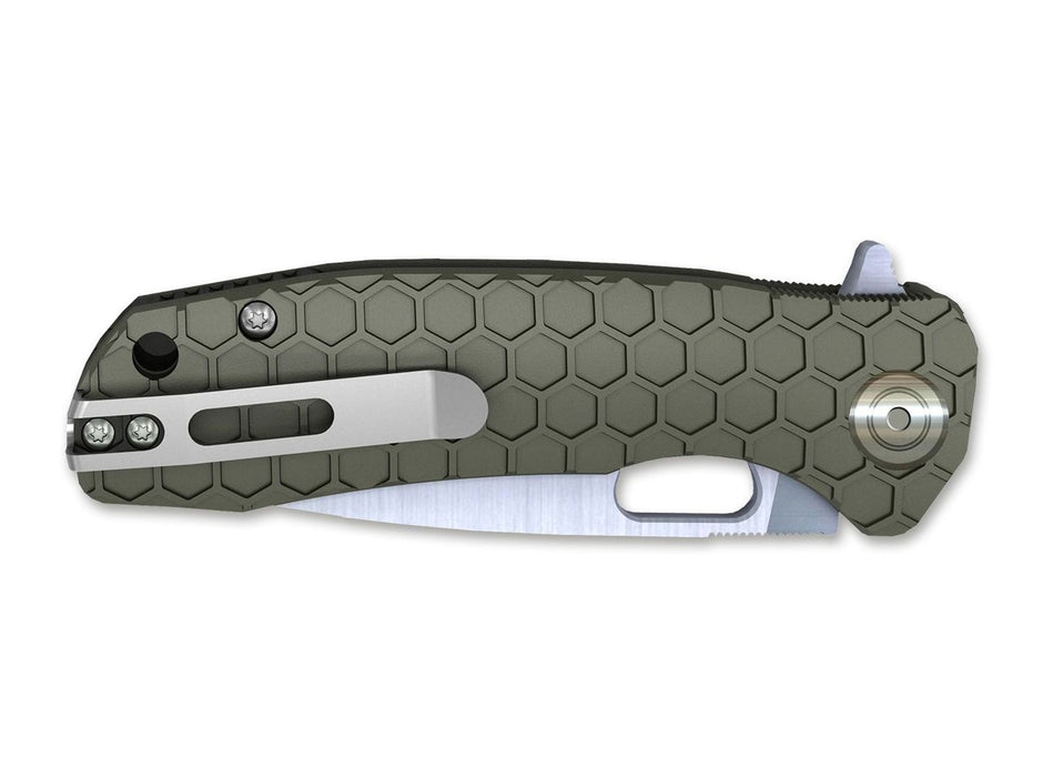 Nóż Honey Badger Flipper Medium Green