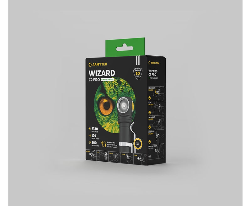 Armytek Wizard C2 Pro Magnet USB Warm 3in1 flashlight