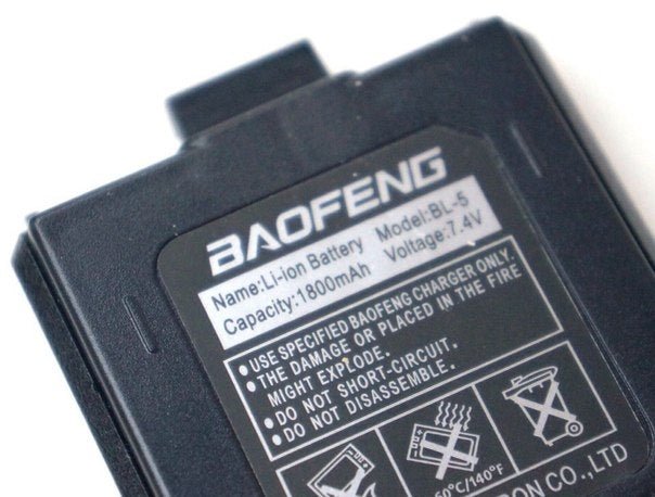 Bateria BL-5 1800 mAh - do Baofeng UV-5R - Sapsan Sklep