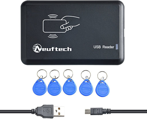 Czytnik RFID Neuftech USB do EM4100 +BRELOCZKI - Sapsan Sklep