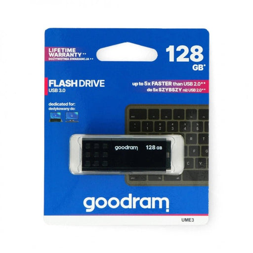 GoodRam Flash Drive - pamięć USB 3.0 Pendrive - UME3 czarny 128GB - Sapsan Sklep