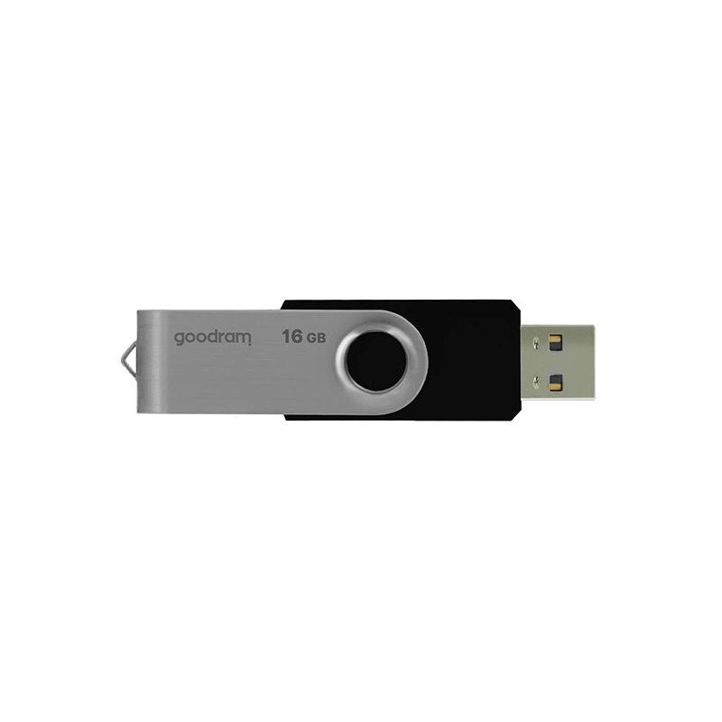 GoodRam Twister 16 GB Flash-Laufwerk mit ausgeschwenktem USB-A-Stecker, Seitenansicht