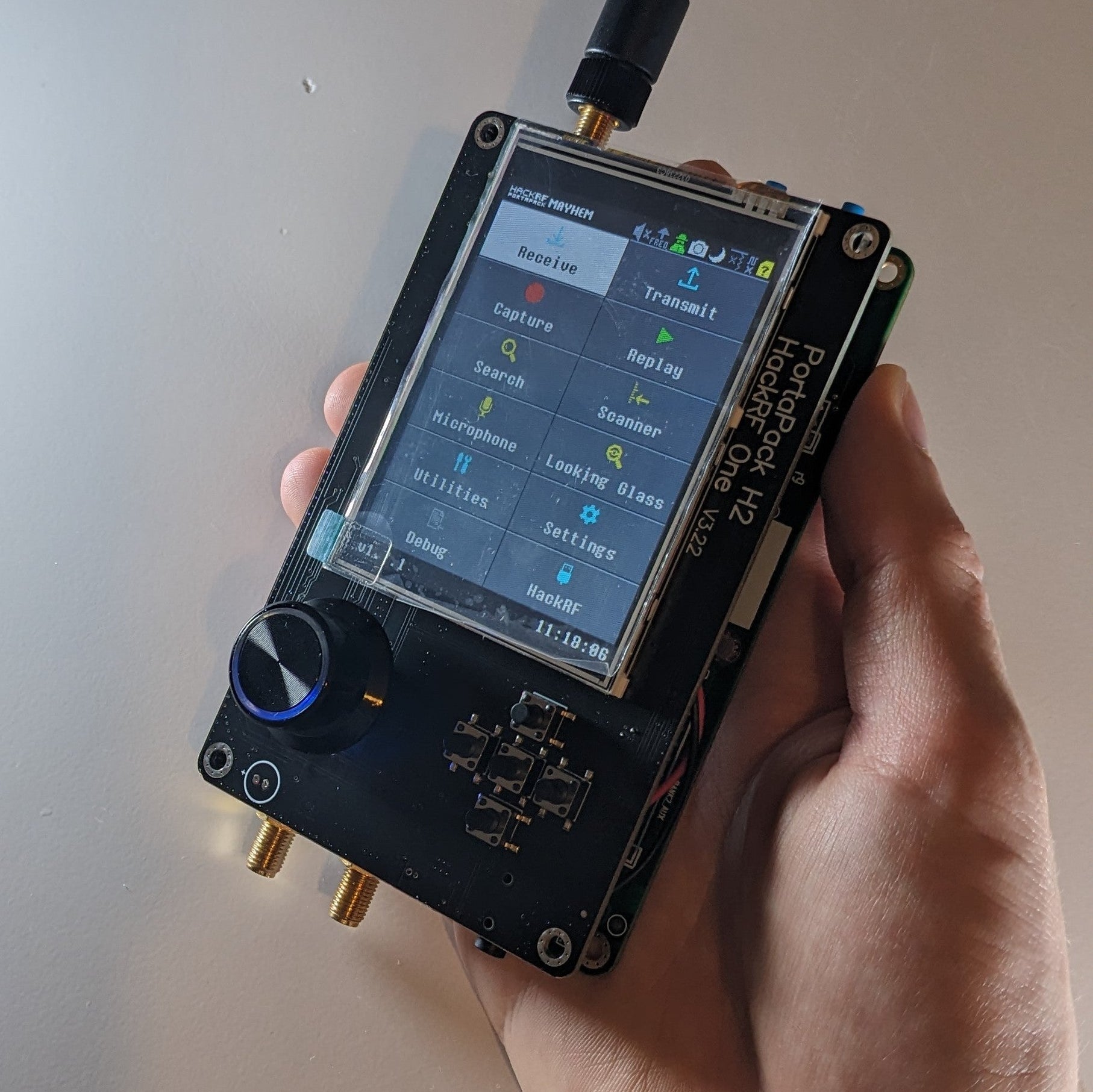 HackRF One with PortaPack H2 Great Scott Gadgets 🔥 Sapsan