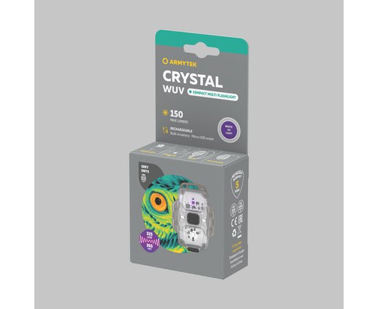 Latarka Armytek Crystal WUV Grey - Sapsan Sklep