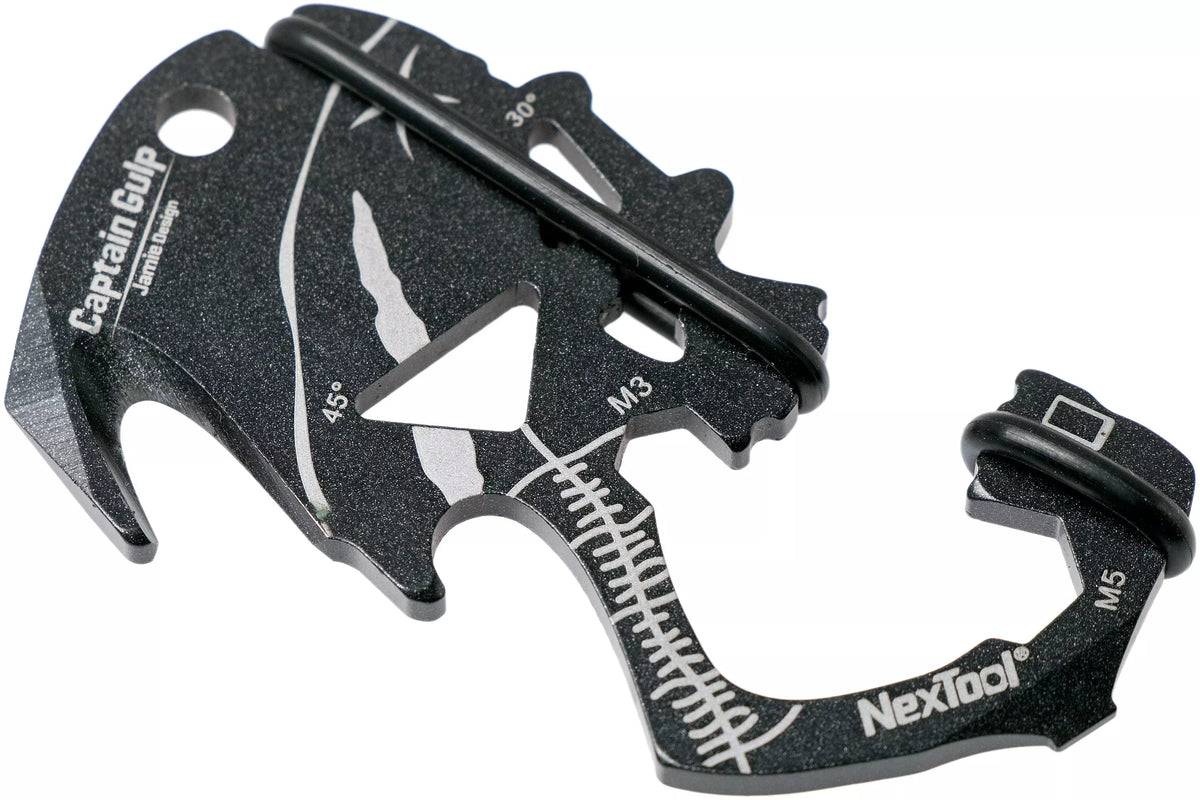 МУЛЬТИНАСТРОЙКА NEXTORCH NEXTOOL CAPTAIN GULP - МНОГОФУНКЦИОНАЛЬНЫЙ ИНСТРУМЕНТ, 10 ИНСТРУМЕНТОВ, НЕРЖАВЕЮЩАЯ СТАЛЬ, ОРИГИНАЛЬНАЯ ФОРМА ЧЕРЕПА
