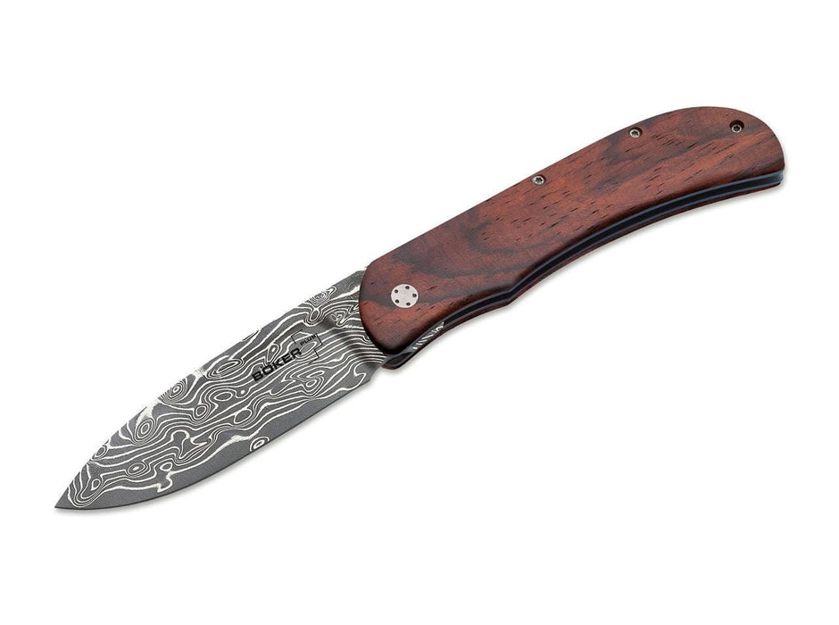 Nóż Böker Plus Exskelibur 1 Cocobolo Damascus - Sapsan Sklep