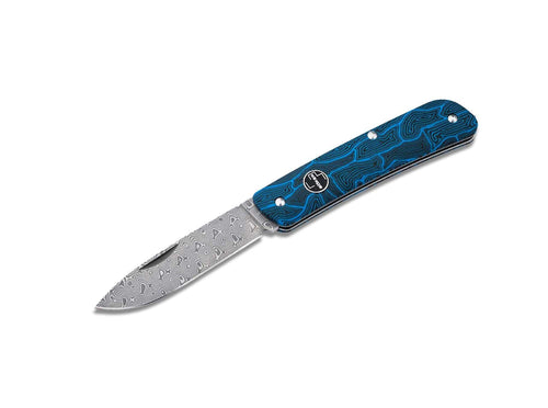Nóż Böker Plus Tech Tool Blue Damast - Sapsan Sklep