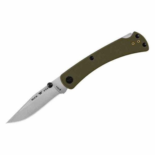 Nóż Buck 110 Slim Pro TRX Green 13262 - Sapsan Sklep