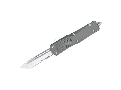 Nóż CobraTec Large FS-X Grey Tanto Serrated - Sapsan Sklep