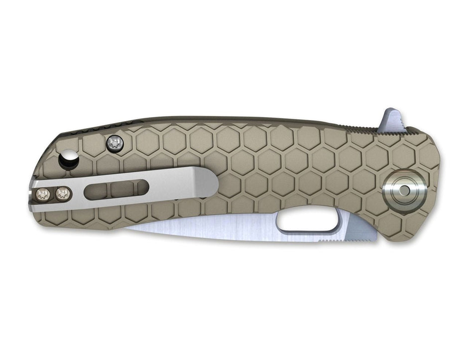 Nóż Honey Badger Flipper D2 Medium Tan - Sapsan Sklep