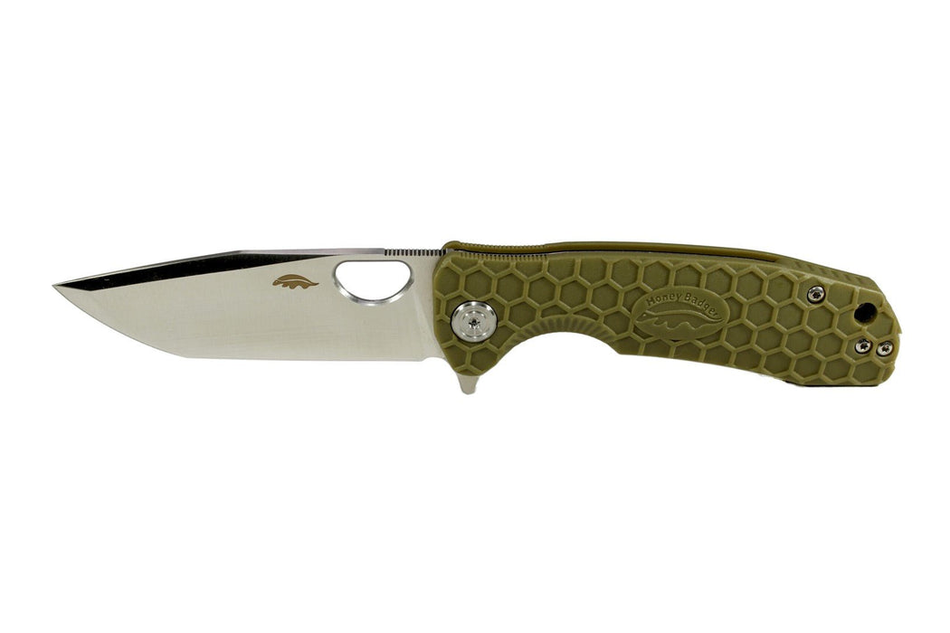 Nóż Honey Badger Tanto Flipper Large Green - Sapsan Sklep