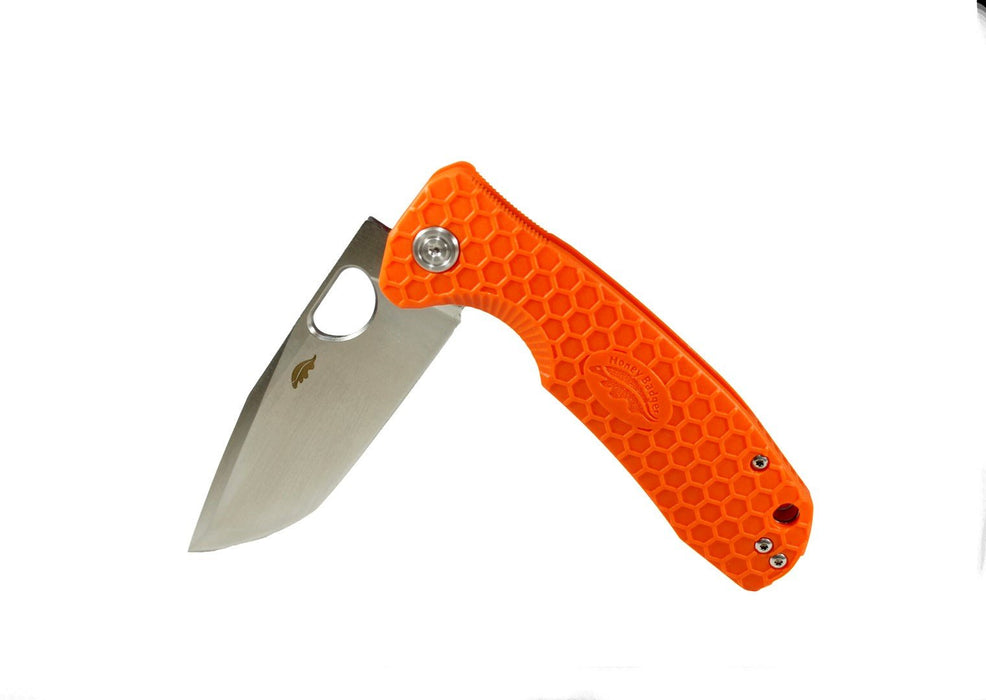 Nóż Honey Badger Tanto Flipper Large Orange - Sapsan Sklep