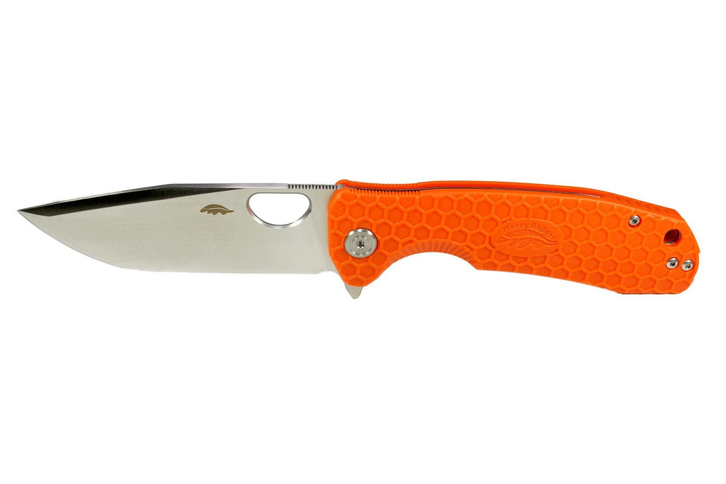 Nóż Honey Badger Tanto Flipper Large Orange - Sapsan Sklep