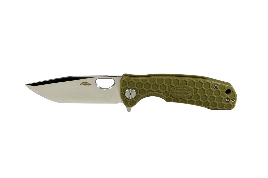 Nóż Honey Badger Tanto Flipper Medium Green - Sapsan Sklep