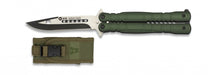 Nóż motylek K25 02130 Balisong Green - Sapsan Sklep