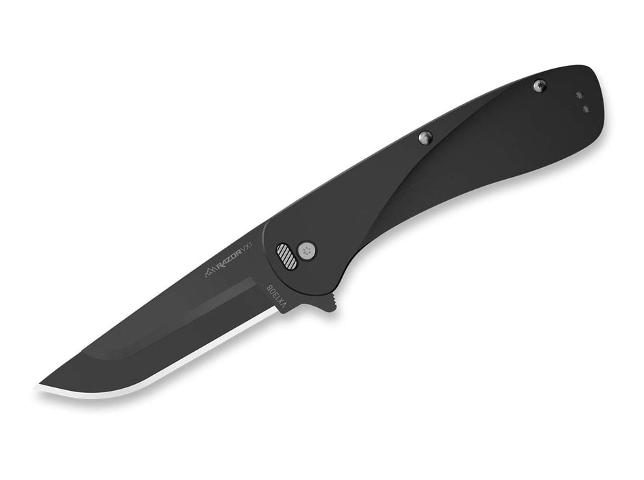 Nóż Outdoor Edge Razor VX1 3.0" Aluminum All Black - Sapsan Sklep