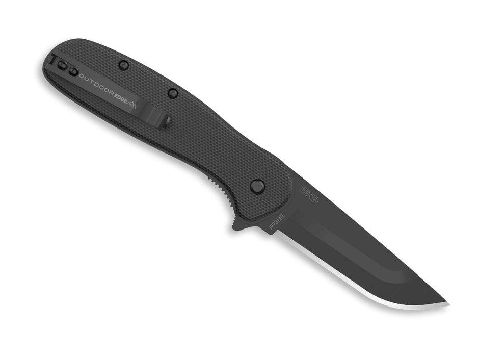 Nóż Outdoor Edge Razor VX2 3.0" G10 All Black - Sapsan Sklep