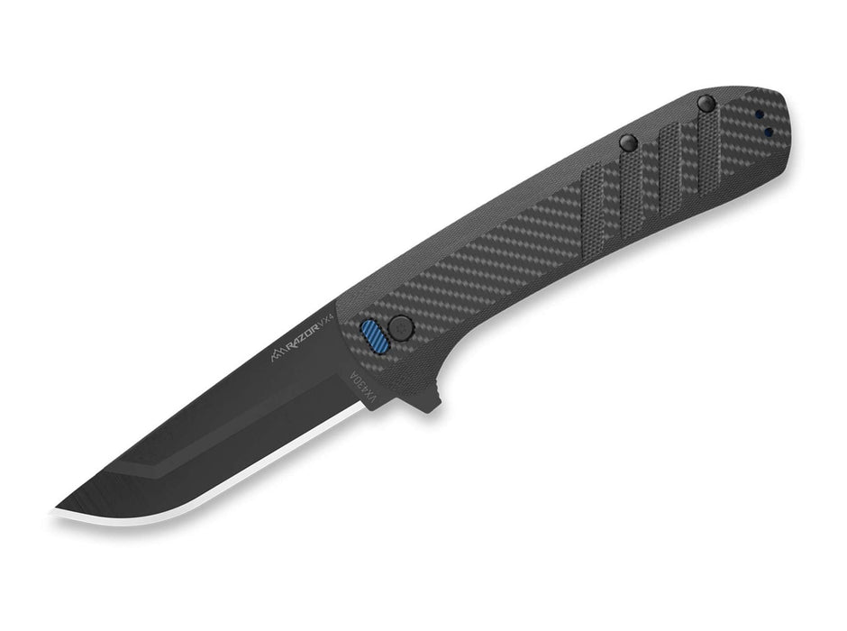 Nóż Outdoor Edge Razor VX4 3.0" CF G10 All Black - Sapsan Sklep