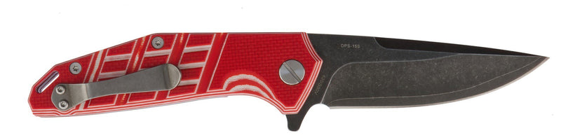 Nóż Womsi Falke Red-White G10 S90V - Sapsan Sklep