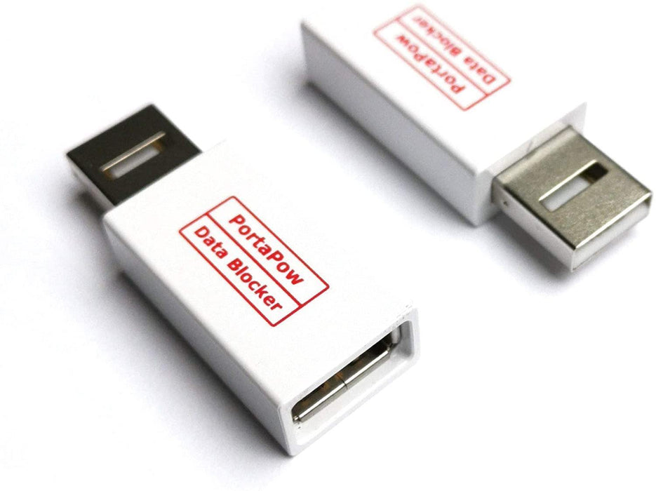 PortaPow Data Blocker USB SmartCharge x2 biały - Sapsan Sklep