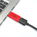 PortaPow gen. 3 Data Blocker USB-A do A SmartCharge czerwony - Sapsan Sklep