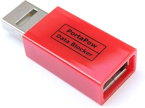 PortaPow gen. 3 Data Blocker USB-A do A SmartCharge czerwony - Sapsan Sklep